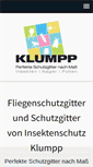 Mobile Screenshot of insektenschutz-klumpp.de